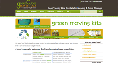 Desktop Screenshot of greencubesboxrentals.com